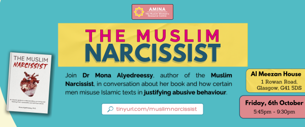 Amina VAWG Muslim Narcissist Blog Banner
