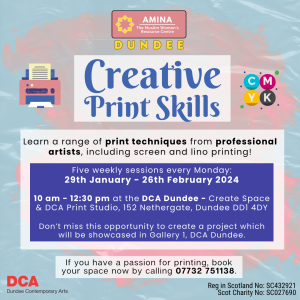 Dundee: DCA Print Skills Workshop 5