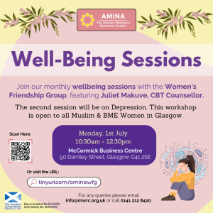 Glasgow: Well-Being Session on Depression