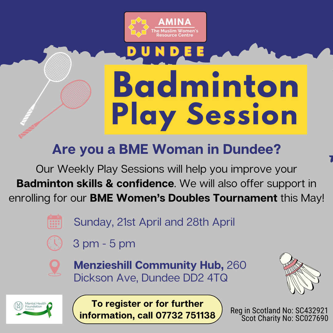 Dundee: Badminton Play Session