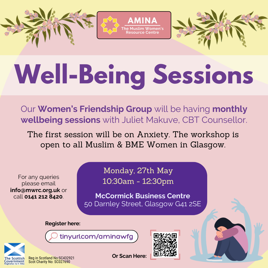 Glasgow: Wellbeing Session on Anxiety