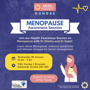 Dundee: Menopause Session