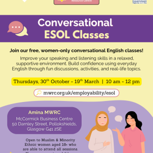 Glasgow: ESOL Classes