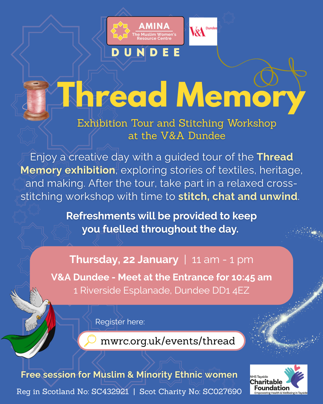 Dundee: Thread Memory Exhibition & Tour at the V&A